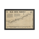 Blue Ridge Parkway 1997 Map