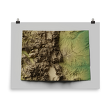 Colorado Exaggerated Relief Map