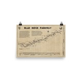 Blue Ridge Parkway 1997 Map